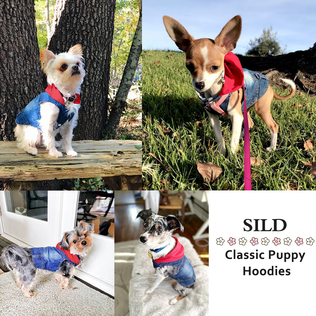 Pet Jean Jacket Hoody